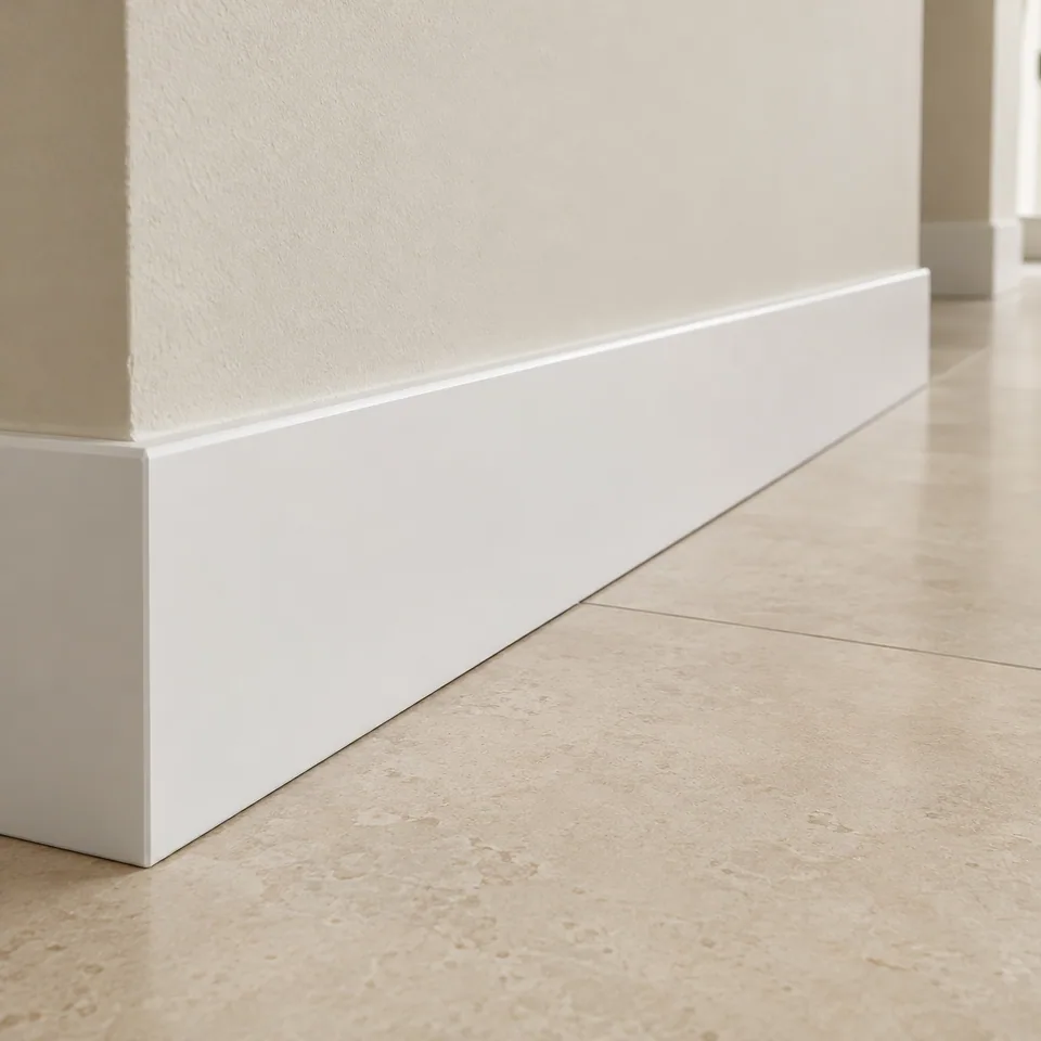 Amostra conceitual: branco liso
